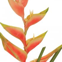 Produkt Sztuczne kwiaty Heliconia egzotyczne różowe, zielone W103cm