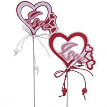Produkt Wtyczka kwiatowa wtyk deco &quot;Love&quot; Walentynki 25,5cm 16szt