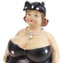 Figura dekoracyjna pulchna kobieta damska figurka dekoracja łazienki wys. 16 cm zestaw 2 sztuk