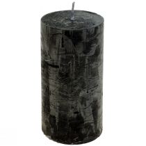 Produkt Świece czarne Świece stojące w jednolitym kolorze 60x100mm 4 szt
