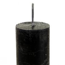 Produkt Świece stożkowe świece barwione na czarno 34×240mm 4 szt
