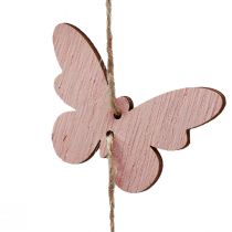 Produkt Dekoracja dzwonka wietrznego motyle dekoracja okna drewno Ø15cm 55cm
