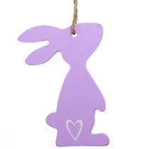 Produkt Zajączek wielkanocny dekoracja wisząca dekoracja drewniana dekoracja wielkanocna pastel 10cm 10szt