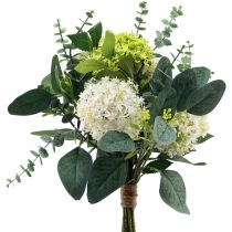 Produkt Bukiet ze sztucznych kwiatów, śnieżka, eukaliptus, sztuczny 45cm