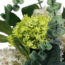 Produkt Bukiet ze sztucznych kwiatów, śnieżka, eukaliptus, sztuczny 45cm