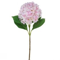 Produkt Hortensja sztuczny jasnoróżowy sztuczny kwiat różowy Ø15,5cm 45cm
