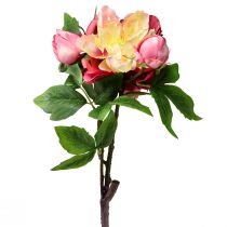 Produkt Piwonie Jedwabne Kwiaty Sztuczne Kwiaty Różowy Różowy 68cm