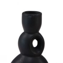Produkt Świecznik Ceramiczny Świecznik Czarny H13cm 2 szt