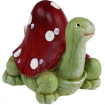 Produkt Dekoracja żółw muchomor dekoracja zielony czerwony 10cm 2szt