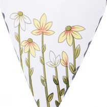 Produkt Serca Metalowe Białe do Zawieszenia W Stylu Country 14×1,5×20cm 2 szt