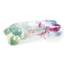 Produkt Zatyczka kwiatowa Pisanka Jajka plastikowe kolorowe 4×5,5cm 10 szt