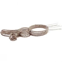 Produkt Zając wielkanocny dekoracyjny ozdobny zatyczka królik metalowy naturalny wys. 36cm 4 szt