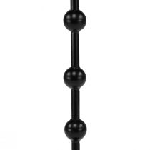 Produkt Świecznik w kształcie kija, świecznik z czarnego metalu Ø7cm W19,5cm