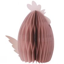 Produkt Dekoracja Kurczak Biały Pomarańczowy Plaster Miodu Figurki Wielkanoc 19×12×20cm 2 szt