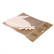 Produkt Figura o strukturze plastra miodu Dekoracja wielkanocna kurczak pomarańczowy 28,5×15,5×30cm