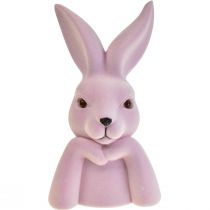 Produkt Króliczy popiersie Myślący Królik Jasnofioletowy – 2. jakość – Wielkanoc 16,5×13×27cm