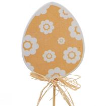 Produkt Ozdoba na jajko wielkanocne, zatyczka kwiatowa Wielkanocne drewno, zatyczka wielkanocna 31,5cm 12szt
