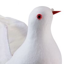 Produkt Dekoracja ślubna gołębica dekoracyjna biała gołębica ślubna dekoracja 17×23cm