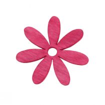 Produkt Dekoracja rozproszona drewniane kwiaty dekoracja stołu letnia kolorowa Ø4cm 72 szt