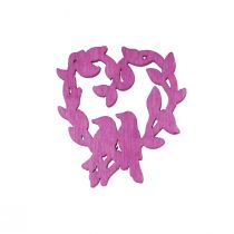 Produkt Dekoracja rozproszona ptasie drewno serce dekoracja stołu kolor 3,5/1,5cm 72 szt