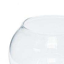 Produkt Kula Wazon Szklany Mini Wazon Okrągły Szklany Dekor W8cm Ø7cm