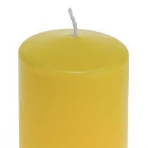 Produkt Świeca Filarowa Żółta Cytryna Wenzel Świece PURE Świece 130×60mm
