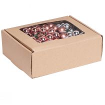 Produkt Lustrzane jagody szklane Świąteczna srebrna morela Ø20mm 140 szt