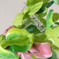 Produkt Spinki ślubne transparentne/srebrne 5 cm 50 szt.