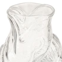 Produkt Szklany wazon w dekoracyjnym kształcie ryby, który doda harmonii wnętrzu, 24,5 cm