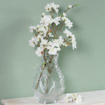 Produkt Szklany wazon w dekoracyjnym kształcie ryby, który doda harmonii wnętrzu, 24,5 cm