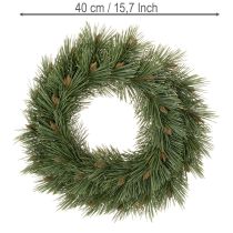 Produkt Wieniec sztuczny z gałązek sosnowych z szyszkami, 40cm