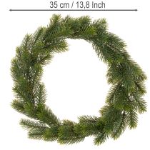 Produkt Sztuczny wianek jodłowy zielony do dekoracji drzwi, 35 cm