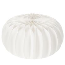 Produkt Obrączka papierowa w kształcie plastra miodu, dynia, okrągła, duża, do suszonych kwiatów i jesiennych dekoracji, 24 cm, 4 szt.