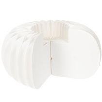 Produkt Obrączka papierowa w kształcie plastra miodu, dynia, okrągła, duża, do suszonych kwiatów i jesiennych dekoracji, 24 cm, 4 szt.