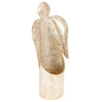 Produkt Świecznik anioł figurka złota dekoracja świąteczna 27cm