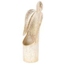 Produkt Świecznik anioł figurka złota dekoracja świąteczna 27cm