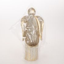 Produkt Świecznik anioł figurka złota dekoracja świąteczna 27cm