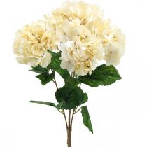 Produkt Bukiet hortensji sztuczne kwiaty żółte 5 kwiatów 48 cm