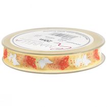 Produkt Wstążka organza motylek żółta 15mm 20m