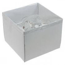 Produkt Szklane łańcuchy świetlne LED w kształcie bombki świątecznej Ø15 cm