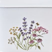 Produkt Misa na kwiaty wykonana z metalowej doniczki na rośliny o wymiarach 27×16×15,5cm