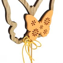 Produkt Wtyczka kwiatowa motylkowa wtyczka dekoracyjna drewniana 8,5x7cm 12 szt