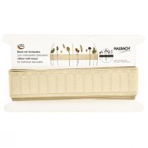 Produkt Wstążka dekoracyjna pętelki brązowa 40mm 6m