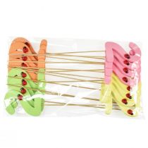 Produkt Zatyczki numeryczne urodziny 2 zatyczki kwiatowe drewniane 27,5cm 16 szt