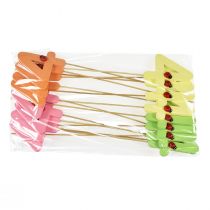 Produkt Zatyczki numeryczne urodziny 4 zatyczki kwiatowe drewniane 27,5cm 16 szt