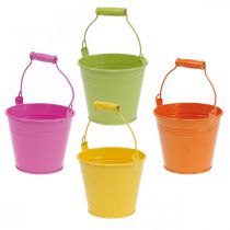 Produkt Wiadro dekoracyjne kolorowe Ø10cm W8cm 10 szt