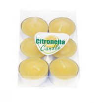 Świeca zapachowa citronella świeczka, citronella tealight Ø3,5cm W1,5cm 6 sztuk