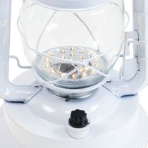 Lampa naftowa Latarnia LED o barwie ciepłej bieli, ściemniana, wys. 34,5 cm