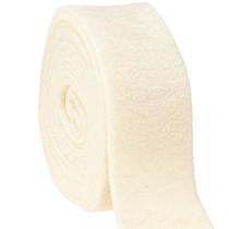 Produkt Wstążka filcowa biała 7,5cm, 5m