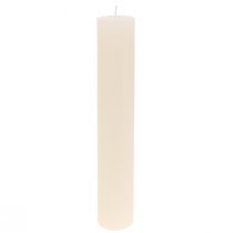 Produkt Świece duże kolorowe świece w sztyfcie kremowe 50x300mm 4 szt